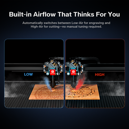 ONELASER Hydra Gen 2 airflow