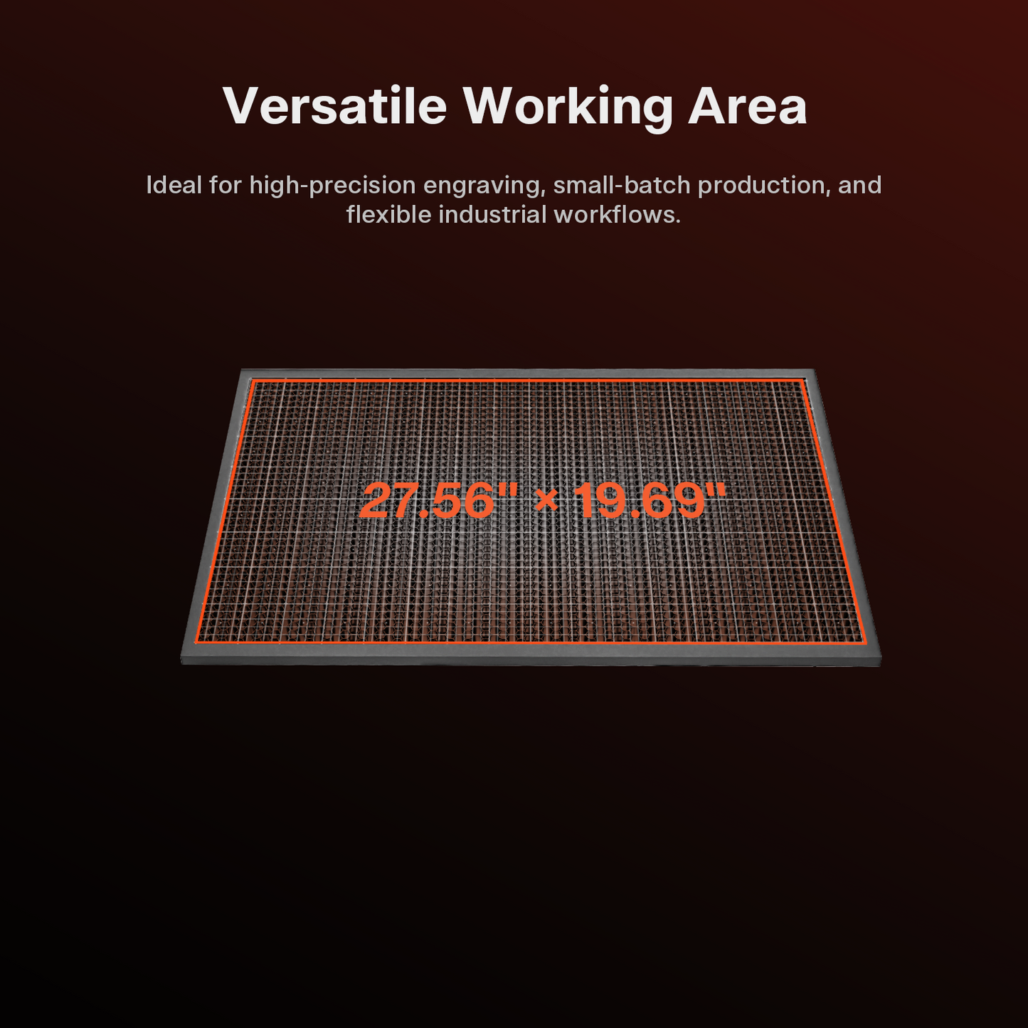 ONELASER Hydra 7 Gen 2 working space