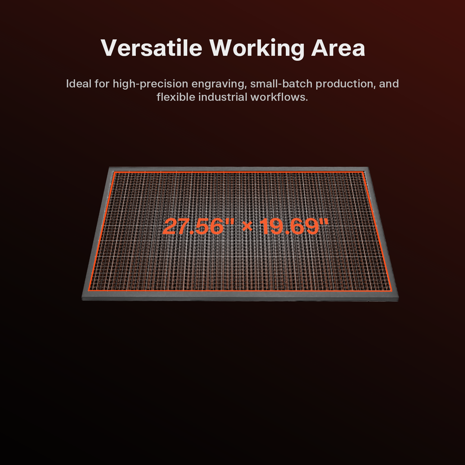 ONELASER Hydra 7 Gen 2 working space