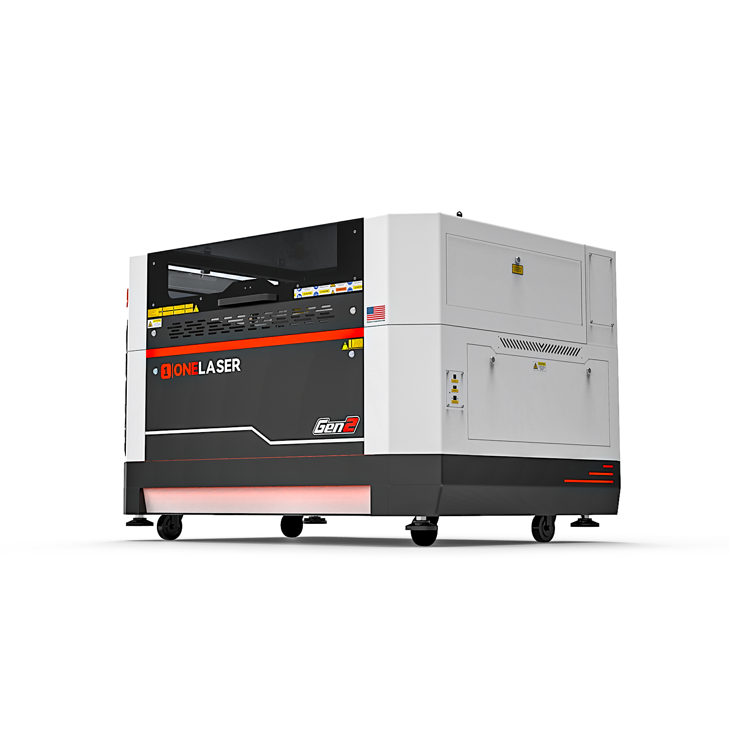 ONELASER Hydra 9 Gen2 – RF Laser Cabinet System, High-Speed Engraving, Smart Air Assist, Optional Fiber & 100W CO₂ Upgrades
