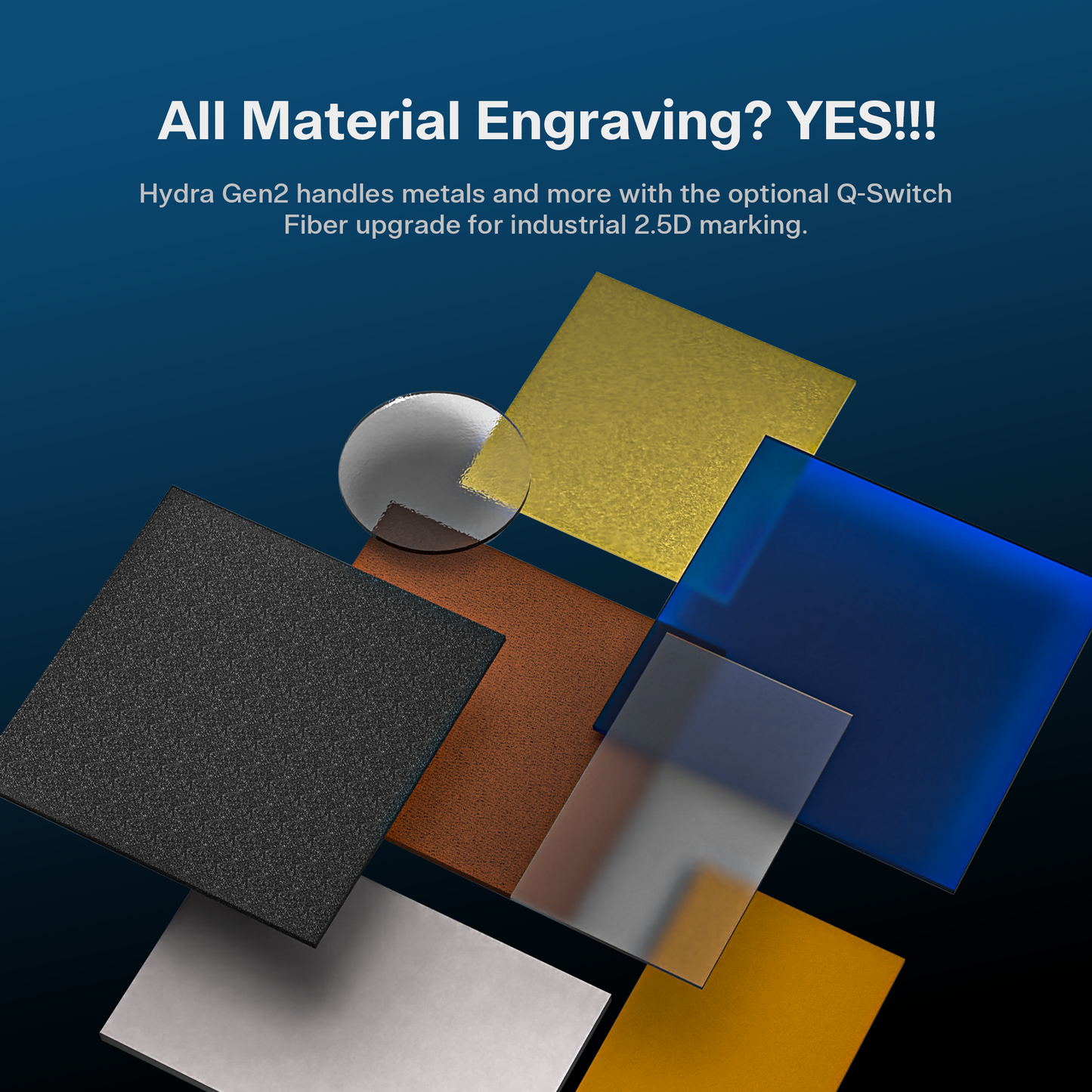 ONELASER Hydra Gen 2 material engraving